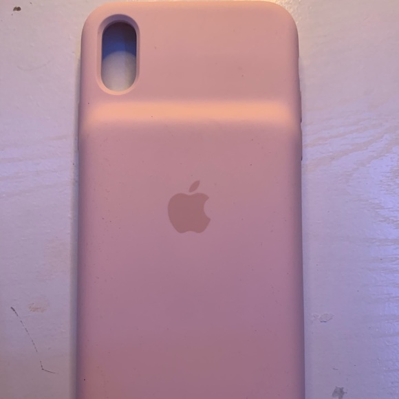 apple iphone x/xs charging case pink never used